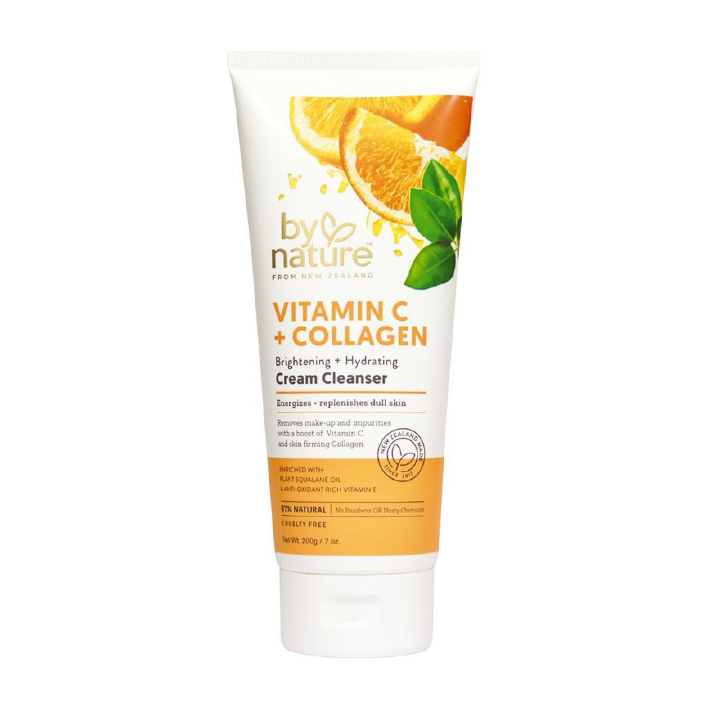 By Nature Vitamin C + Collagen Cream Cleanser 200g SPOIL.co.nz