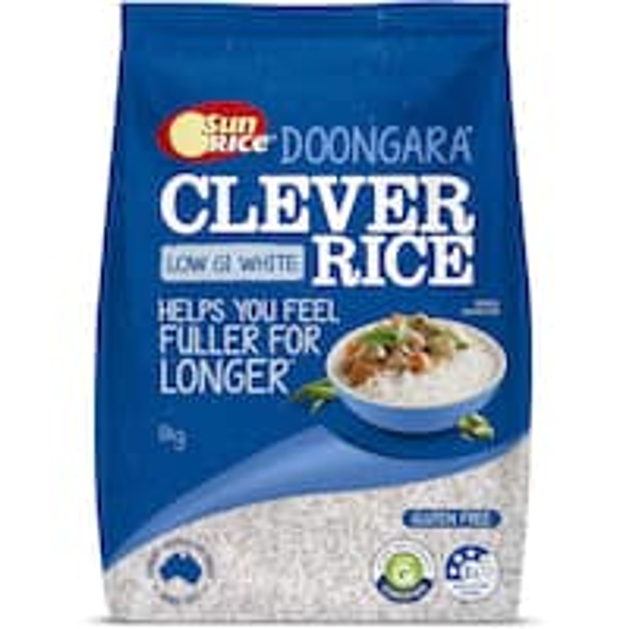 SunRice Low Gi White Clever Rice 1kg SPOIL.co.nz
