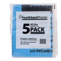 silverdalesilverdale rubbish bags prepaid 60l5pack SPOIL.co.nz