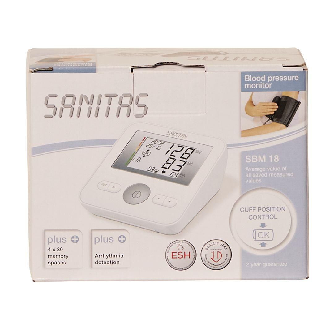 Sanitas Upper Arm Blood Pressure Monitor SPOIL.co.nz