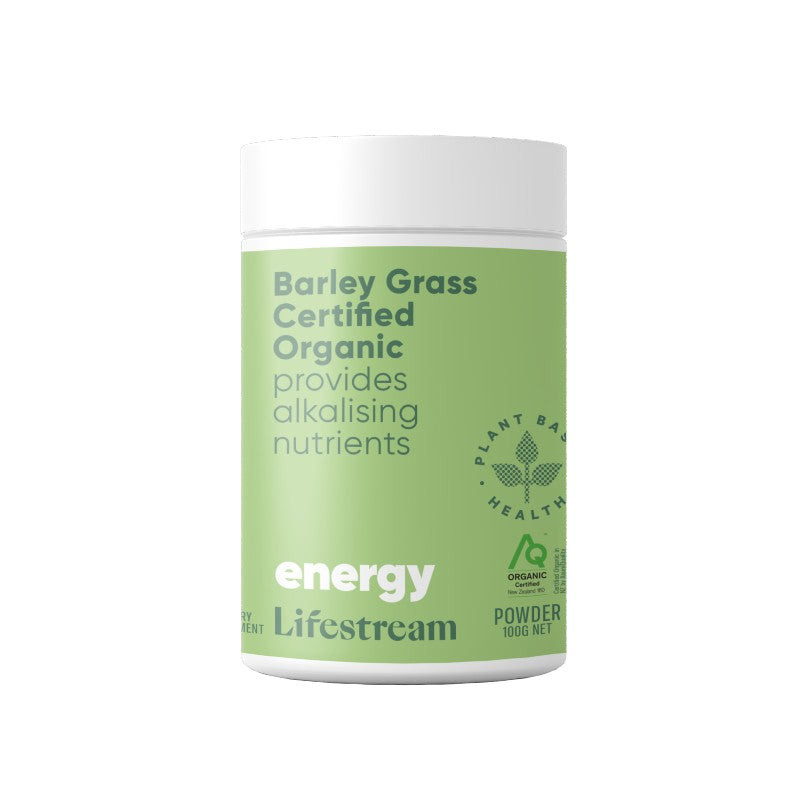 Lifestream Barley Grass Certified Organic 100G Powder SPOIL.co.nz