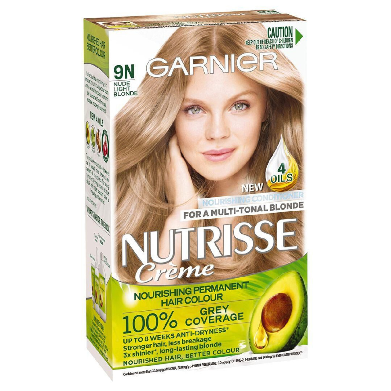 garnier nutrisse light ash blonde