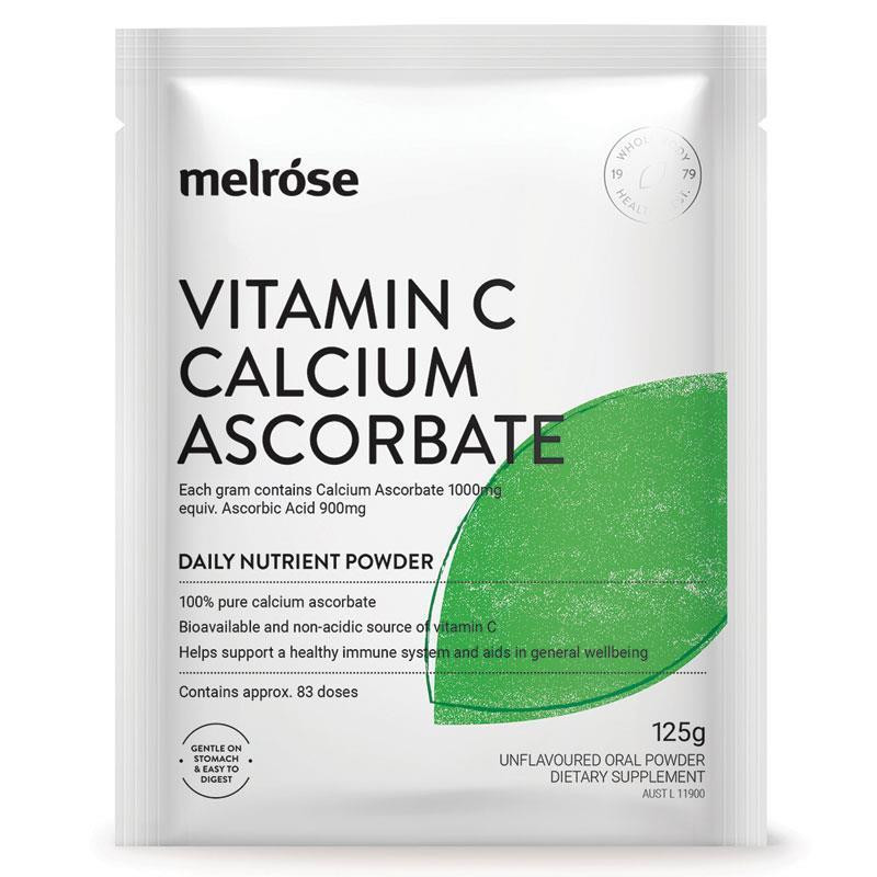 Melrose Vitamin C Calcium Ascorbate Powder 125G SPOIL.co.nz