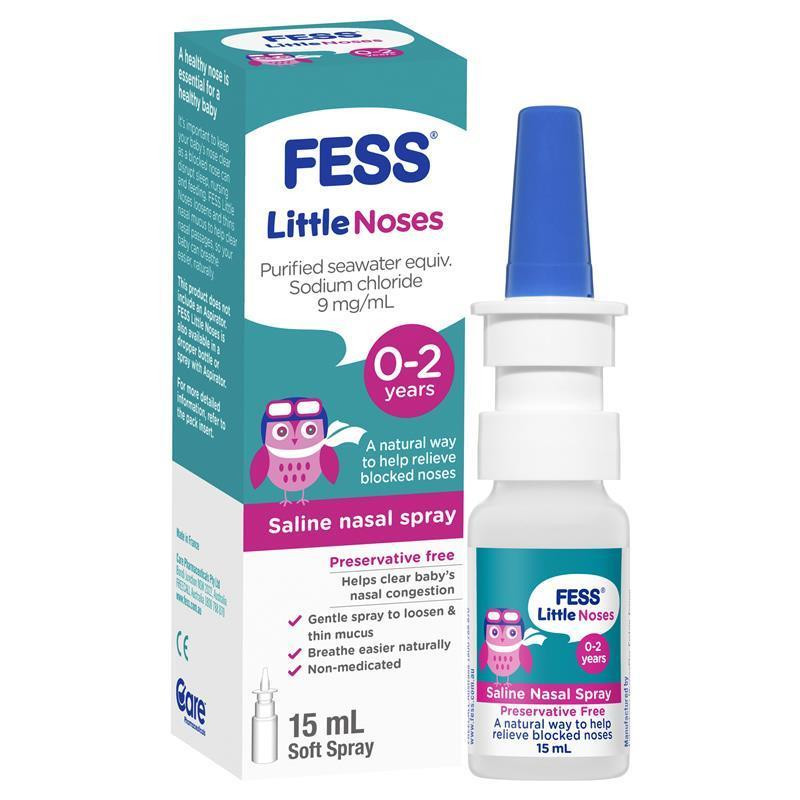 Fess Little Noses Saline Nose Spray Single 15Ml SPOIL.co.nz