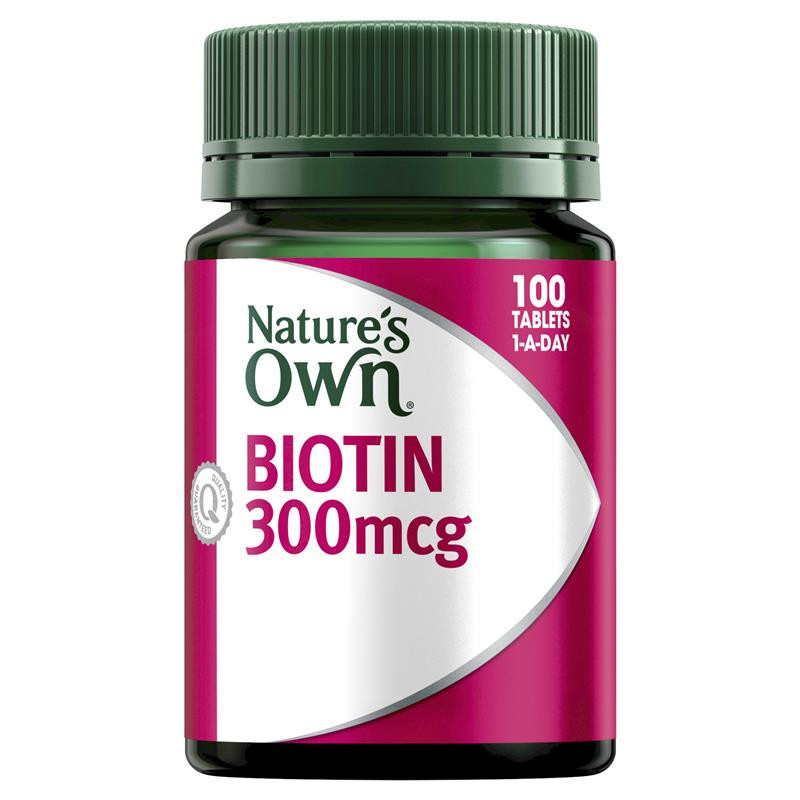 Nature'S Own Biotin 300Mcg 100 Tablets SPOIL.co.nz