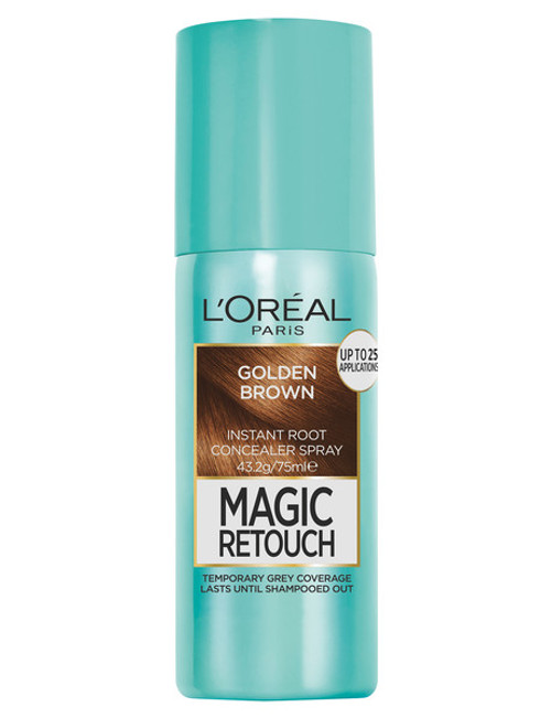 L'Oreal Paris Magic Retouch Temporary Root Concealer Spray, Golden Brown