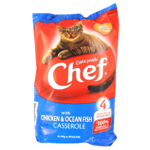 Chef Chicken & Ocean Fish Casserole Cat Food