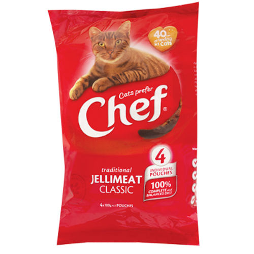 Chef Traditional Jellimeat Classic Cat Food