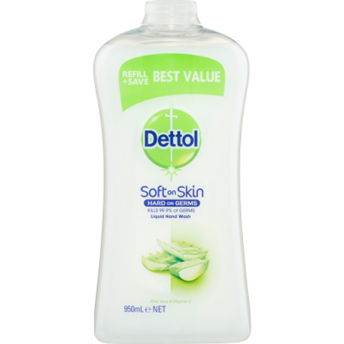 Dettol Antibacterial Aloe Vera & Vitamin E Liquid Hand Wash Refill