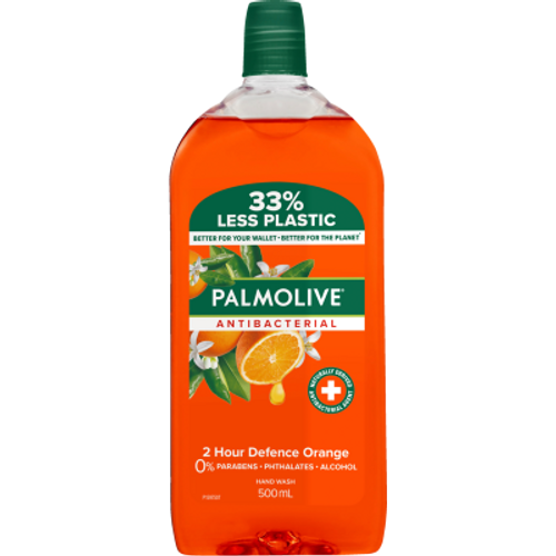 Palmolive Antibacterial 2 Hour Defence Orange Liquid Hand Wash Refill