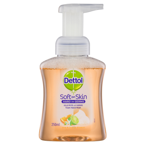 Dettol Antibacterial Lime & Orange Foam Hand Wash Pump 250ml