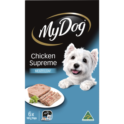 My Dog Chicken Supreme Meaty Loaf Wet Dog Food 6pk