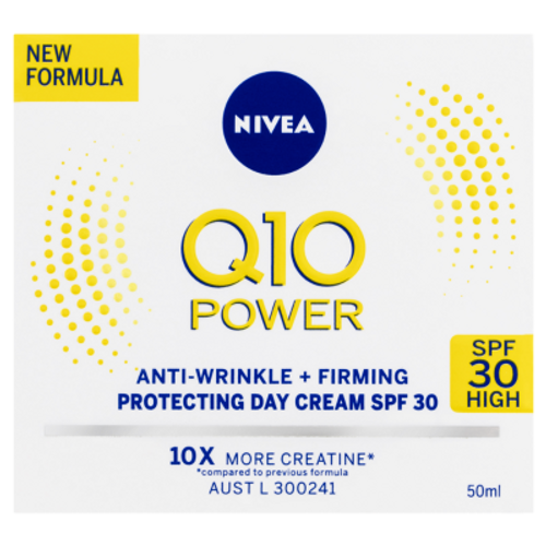 Nivea Q10 Power Anti-Wrinkle + Firming SPF30 Protecting Day Cream 50ml