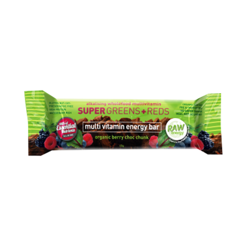 Nutra Organics Super Greens & Reds Energy Bar 45g