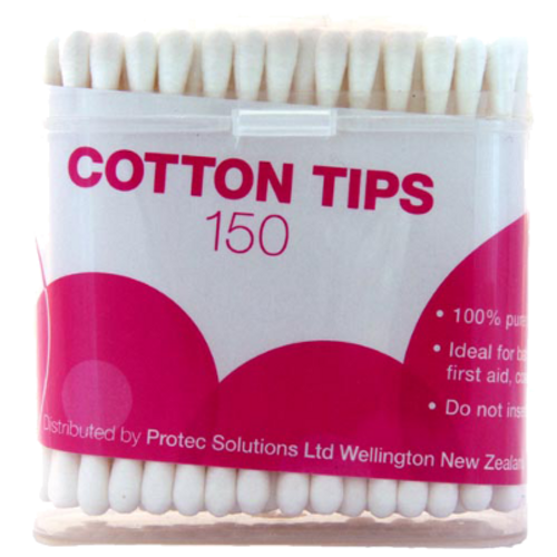 Protec Cotton Tips 150ea