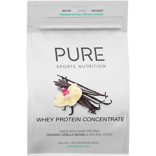 Pure Sports Nutrition Vanilla Whey Protein Concentrate 500g