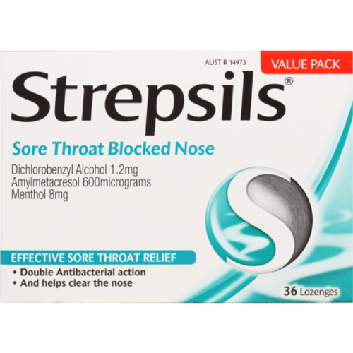 Strepsils Blocked Nose Relief Lozenges 36pk