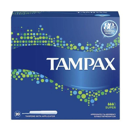 Tampax Super Tampons 20 Pack