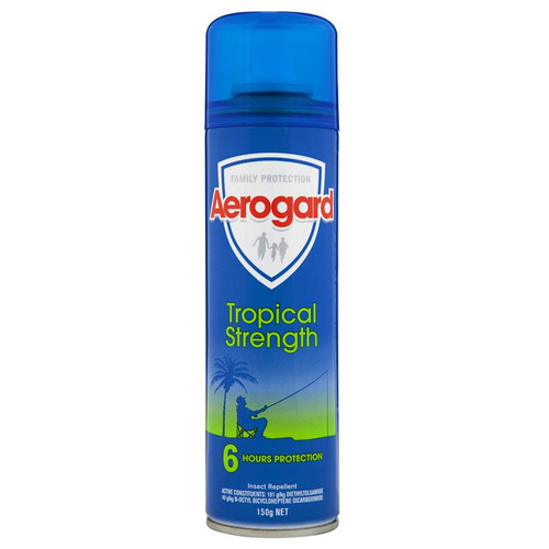 Aerogard Tropical Strength Insect Repellant 150G Aerosol