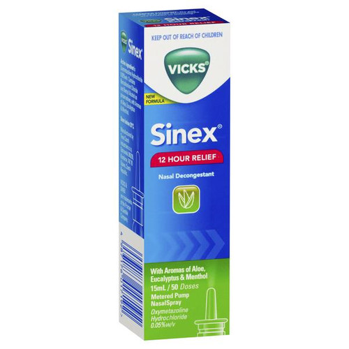 Vicks Sinex Nasal Decongestant 15mL New Zealand