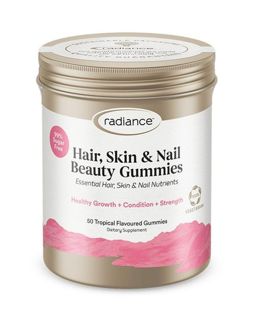 RADIANCE Hair, Skin & Nail Beauty Gummies 50's