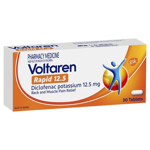 Voltaren Rapid 12.5 30 Tablets