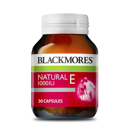 Blackmores Natural Vitamin E 1000Iu 30 Capsules