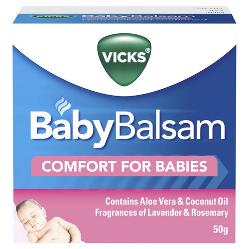 Vicks Baby Balsam Decongestant Chest Rub 50G