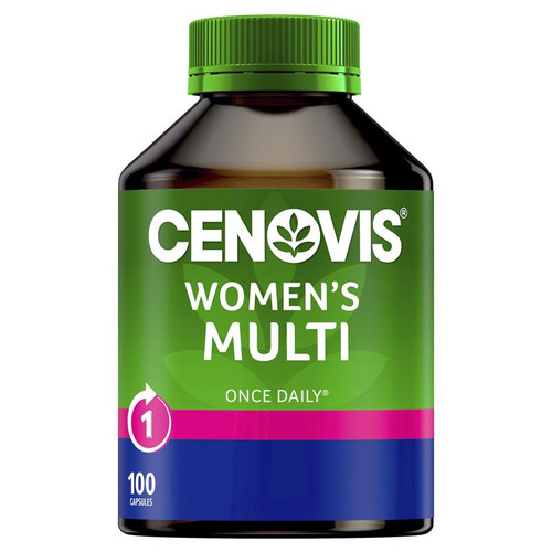 Cenovis Once Daily Women'S Multi Vitamins & Minerals 100 Capsules