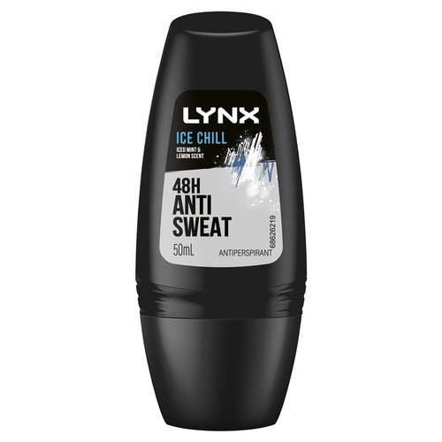 Lynx Antiperspirant Roll On Deodorant Ice Chill 50Ml