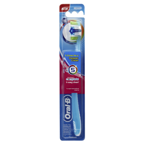 Oral-B Complete 5 Way Clean Medium Manual Toothbrush