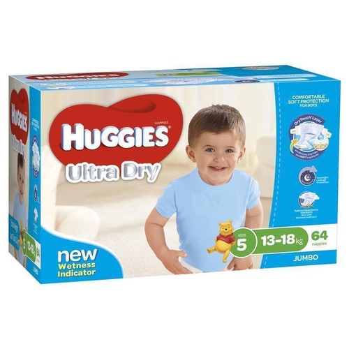 Huggies Jumbo Walker Boy 64 Pack