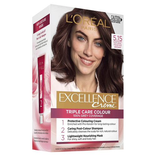 L'Oreal Excellence Creme 5.15 Natural Frosted Brown Hair Colour
