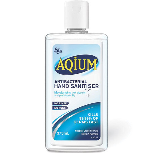 Ego Aqium Hand Sanitiser 375Ml Refill