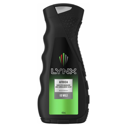 Lynx Black Shower Gel Africa 400Ml