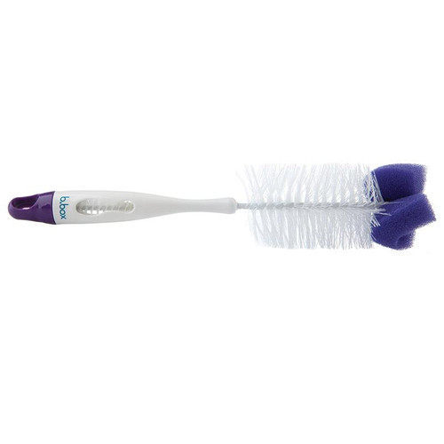 B.Box 2 In 1 Brush And Teat Cleaner Plum