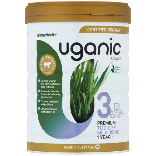 Uganic Certified Organic Toddler Milk Drink Stage 3 800G