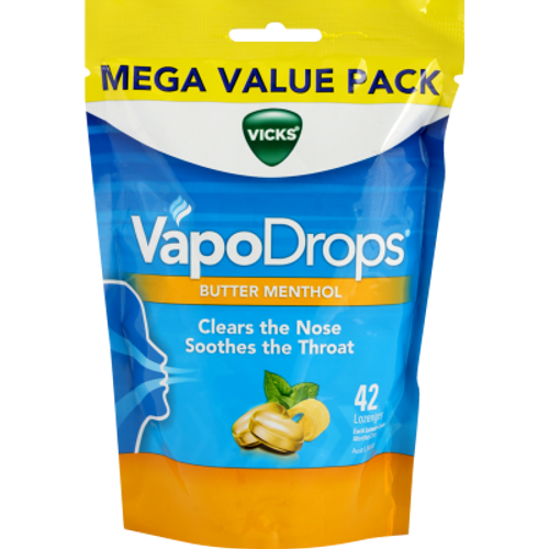 Vicks VapoDrops Butter Menthol Lozenges