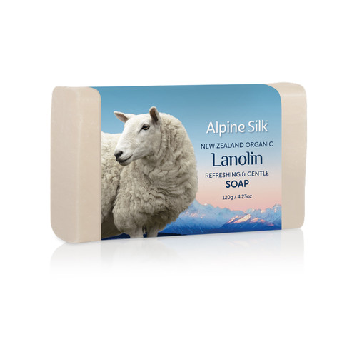 Alpine Silk Lanolin Soap (120g)