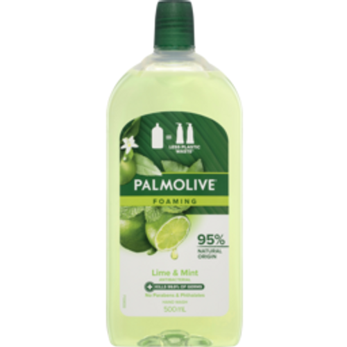 Palmolive Hand Wash Foaming Antibacterial Lime & Mint Refill 500ml