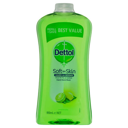 Dettol Liquid Handwash Refill Lemon & Lime 950ml