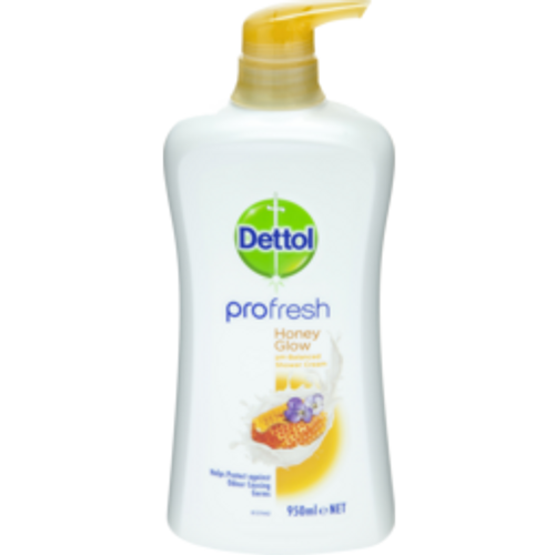 Dettol Shower Gel Profresh Body Wash Milk & Honey 950ml