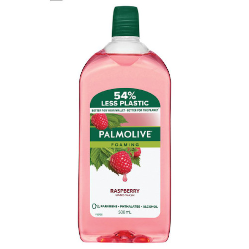 Palmolive Hand Wash Heavenly Hands Foaming Raspberry Refill 500ml 