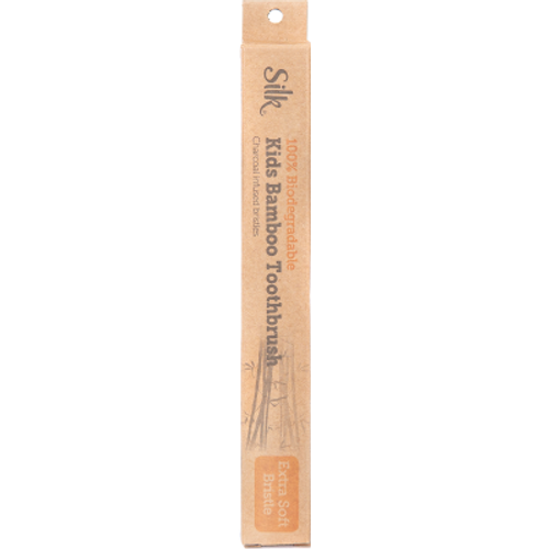 Silk 100% Biodegradable Kids Extra Soft Bristle Bamboo Toothbrush 1pk