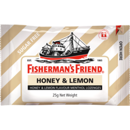 Fishermans Friend Lozenges Sugar Free Honey & Lemon 25g