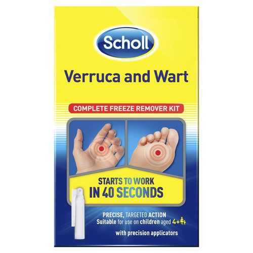 scholl verruca & wart remover kit 53g