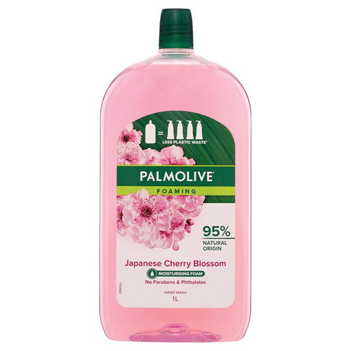Palmolive Japanese Cherry Blossom Foaming Liquid Hand Soap Refill 1l
