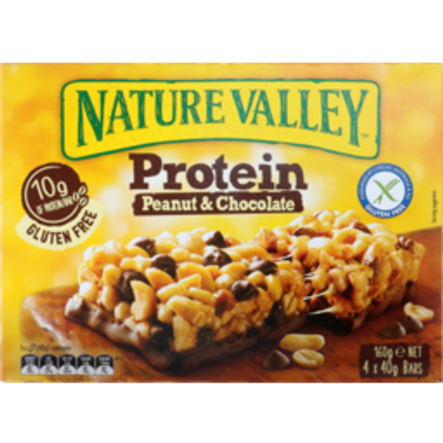 nature valley proteinnature valley protein muesli bars peanut & chocolate4pack