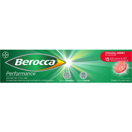 Berocca Performance Original Berry Effervescent Tablets 15pk