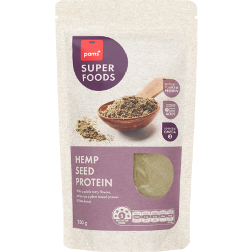 Pams Superfoods Hemp Seed Protein 200g